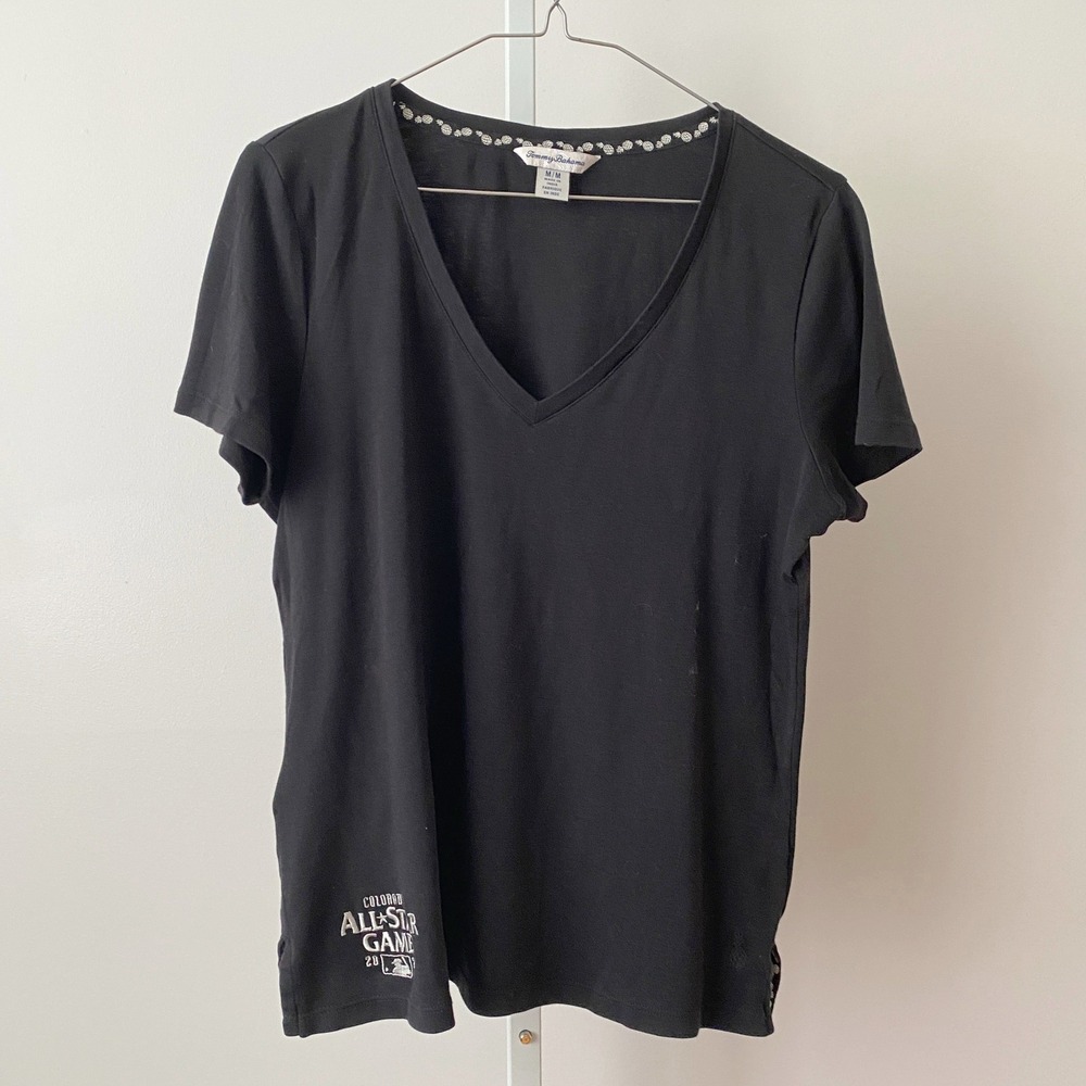 Tommy Bahama M Black T-Shirt MLB Colorado All Star Game 2021 Tee Fan Streetwear